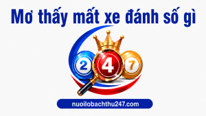 mơ thấy mất xe đánh con gì